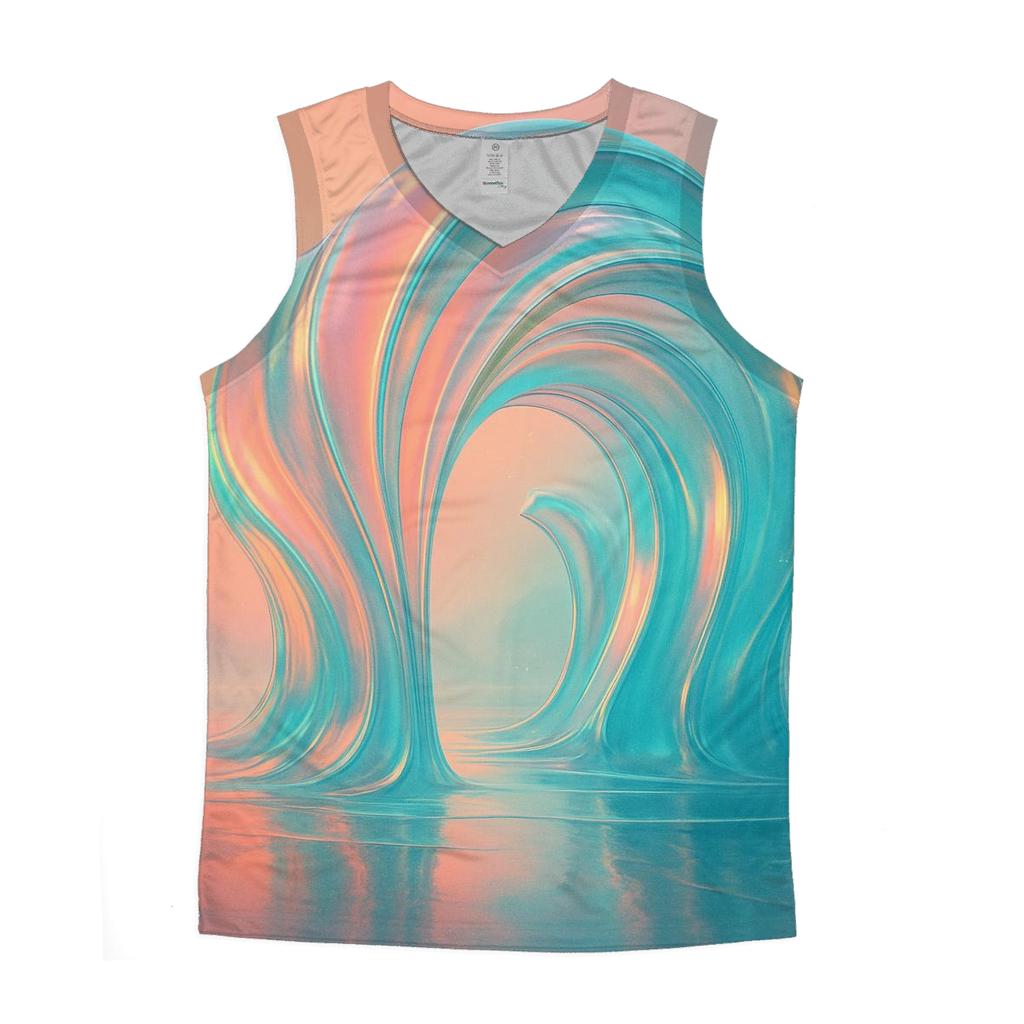 Prismatic Tide Cathedral casual summer tank tops