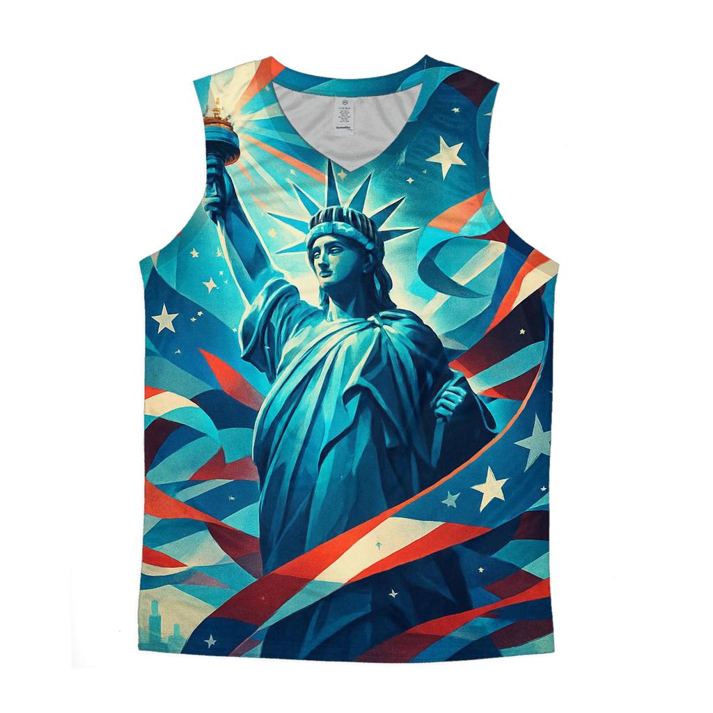 Liberty Prism Surge graphic print tank tops