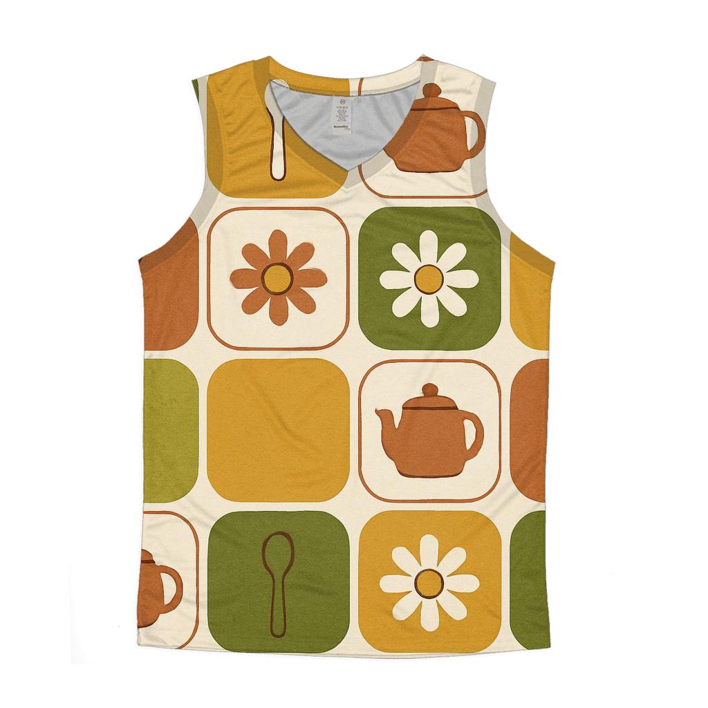 Mod Kitchen Tile Bloom designer workout tanks