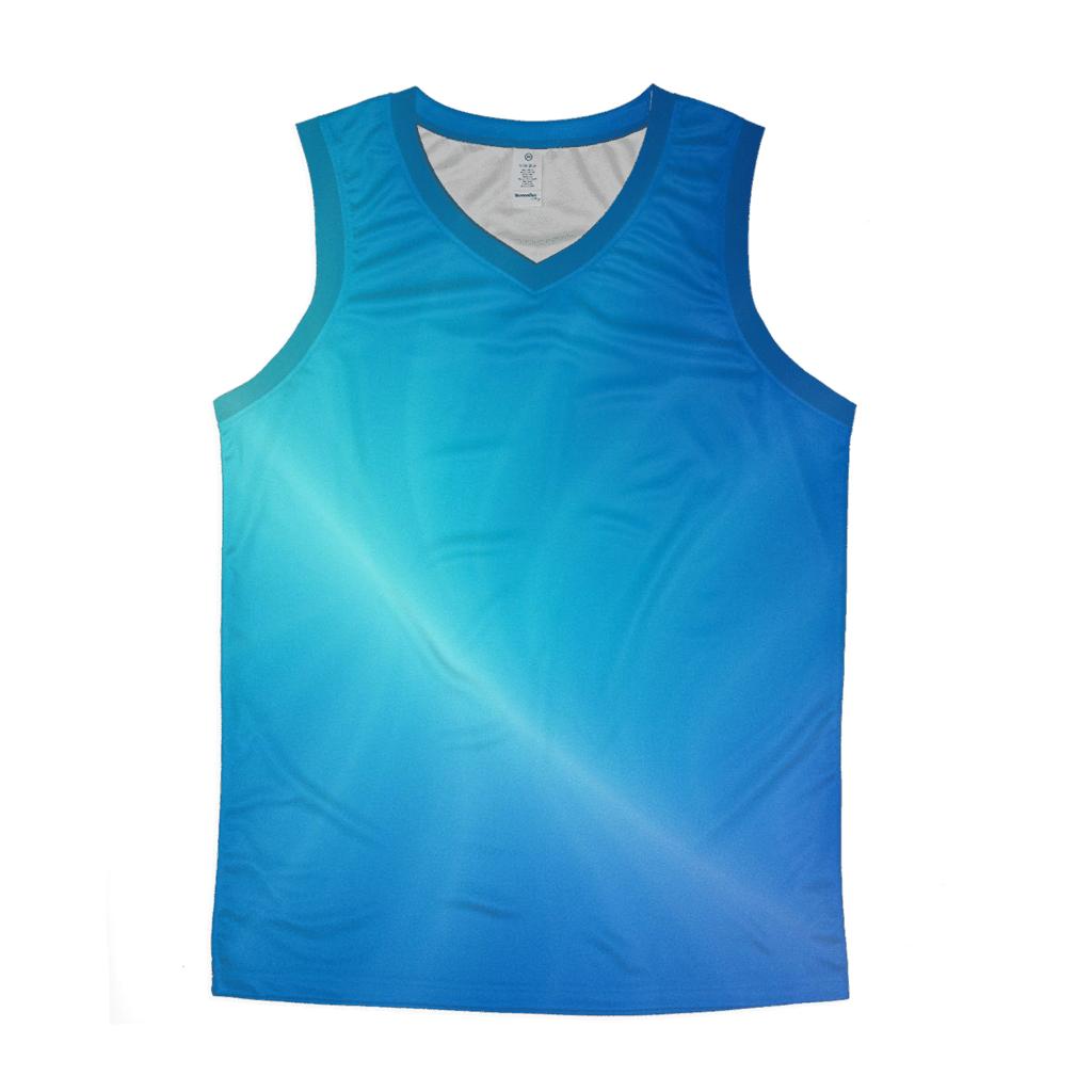 Polar Prism Drift Gradient graphic print tank tops