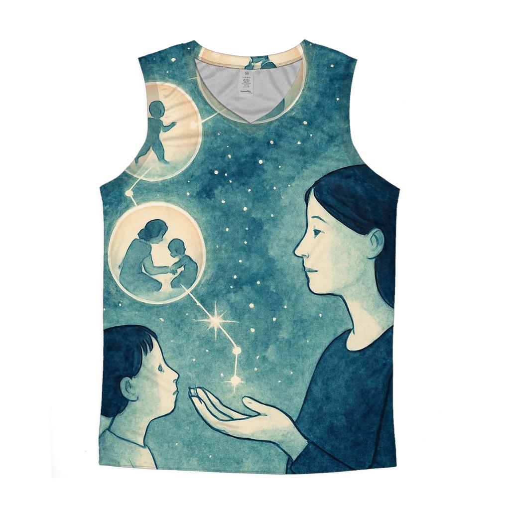 The Map Of Tenderness A Mothers Guidance Written In Light custom tank tops