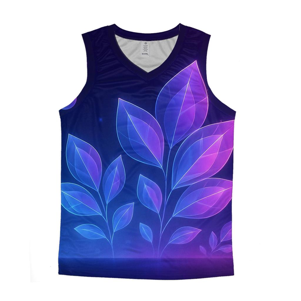 Aurora Circuit Garden cotton sleeveless tops