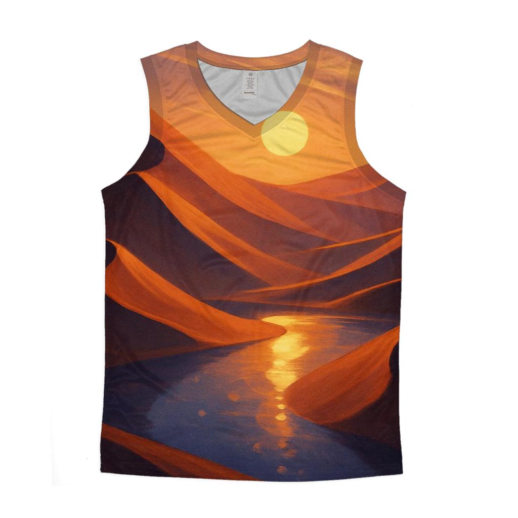 Ember Glass Desert Mirage personalized athletic tanks