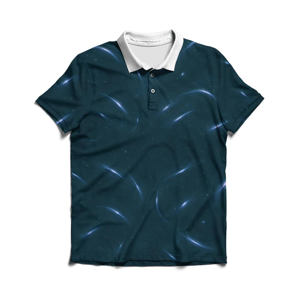Gravitational Lens Arclet Orchard premium cotton polo shirts