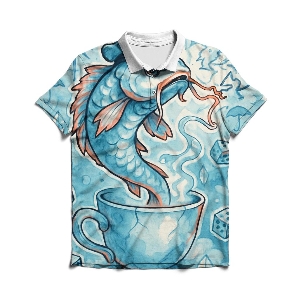 Teacup Tempest Cartographer classic pique polos