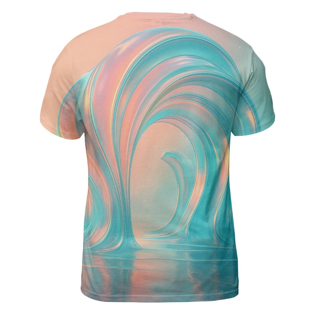 Prismatic Tide Cathedral unique graphic print tees