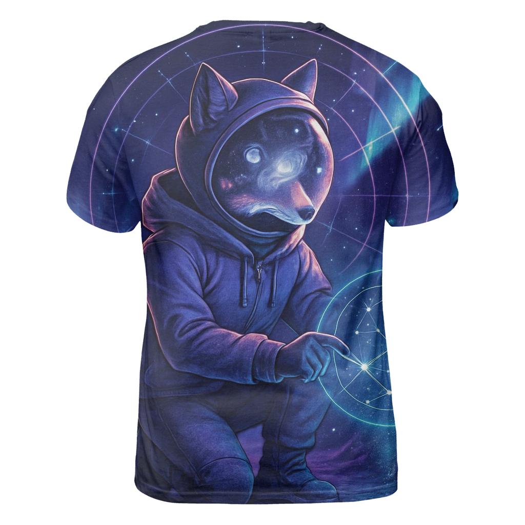 Starlight Cartographer Fox designer pattern shirts