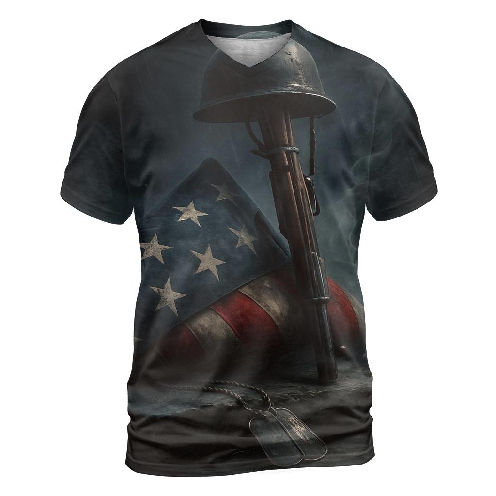 Thunder Over The Folded Flag Vigil custom all-over print shirts