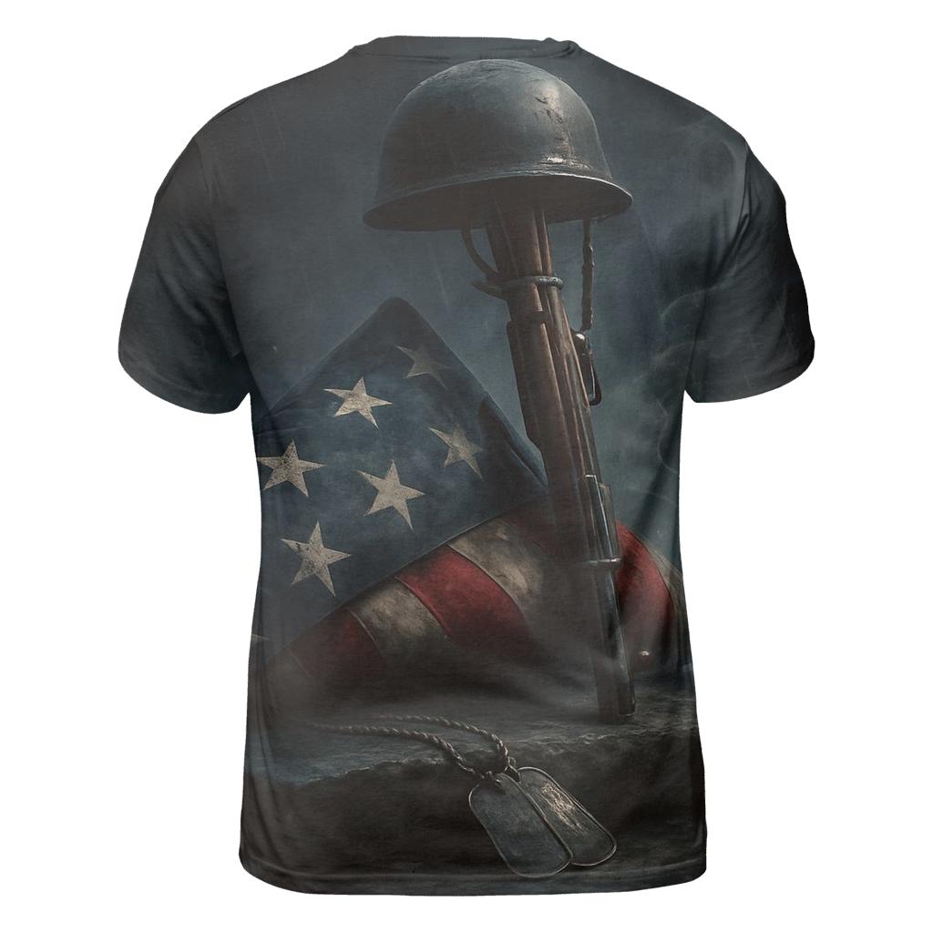 Thunder Over The Folded Flag Vigil custom all-over print shirts