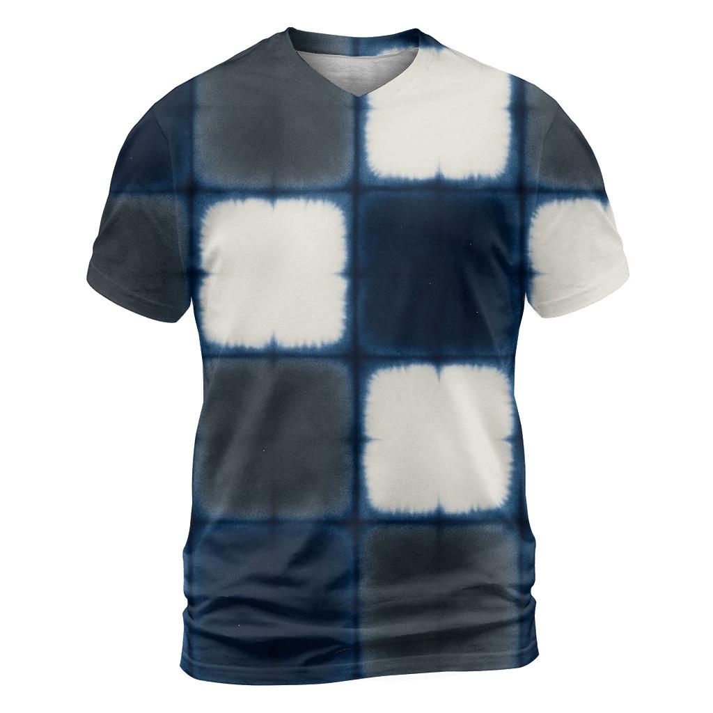 Eclipse Itajime Clamp Resist Tiles unique graphic print tees