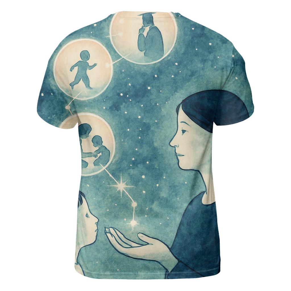 The Map Of Tenderness A Mothers Guidance Written In Light artistic all-over print tops