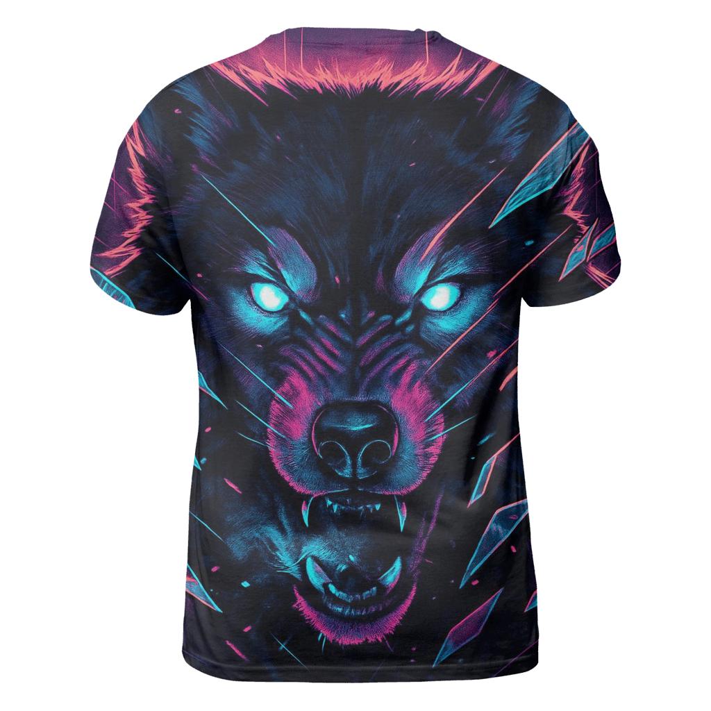 Neon Rift Glassjaw Wolf custom all-over print shirts