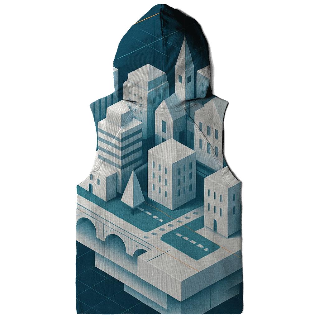 Kinetic Paper City Blueprint hoodies fashion