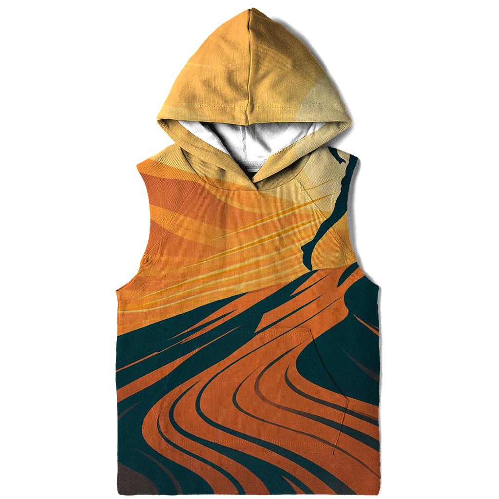 Desert Dunes Marathon Flow printed hoodies