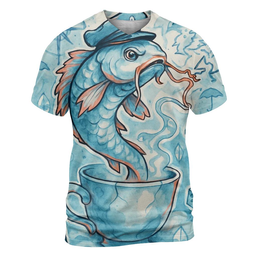 Teacup Tempest Cartographer statement graphic shirts