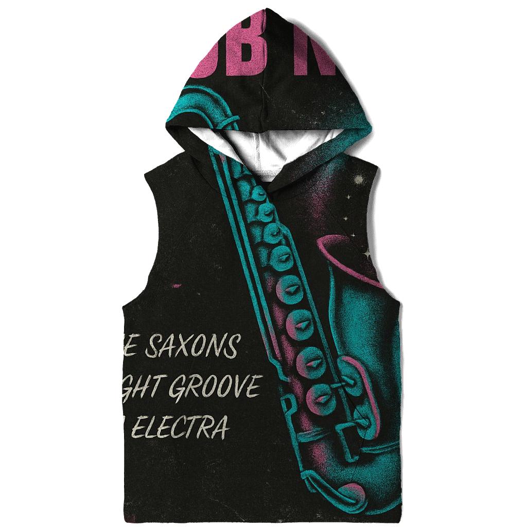 Distressed 1984 Cosmic Jazz Club Flyer hoodie styles