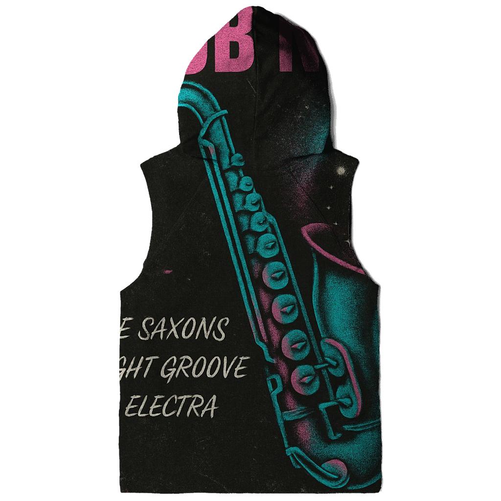 Distressed 1984 Cosmic Jazz Club Flyer hoodie styles