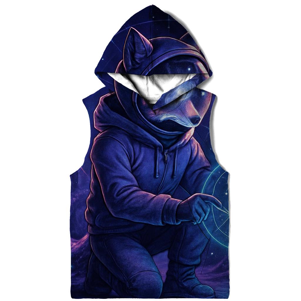 Starlight Cartographer Fox zip-up hoodies