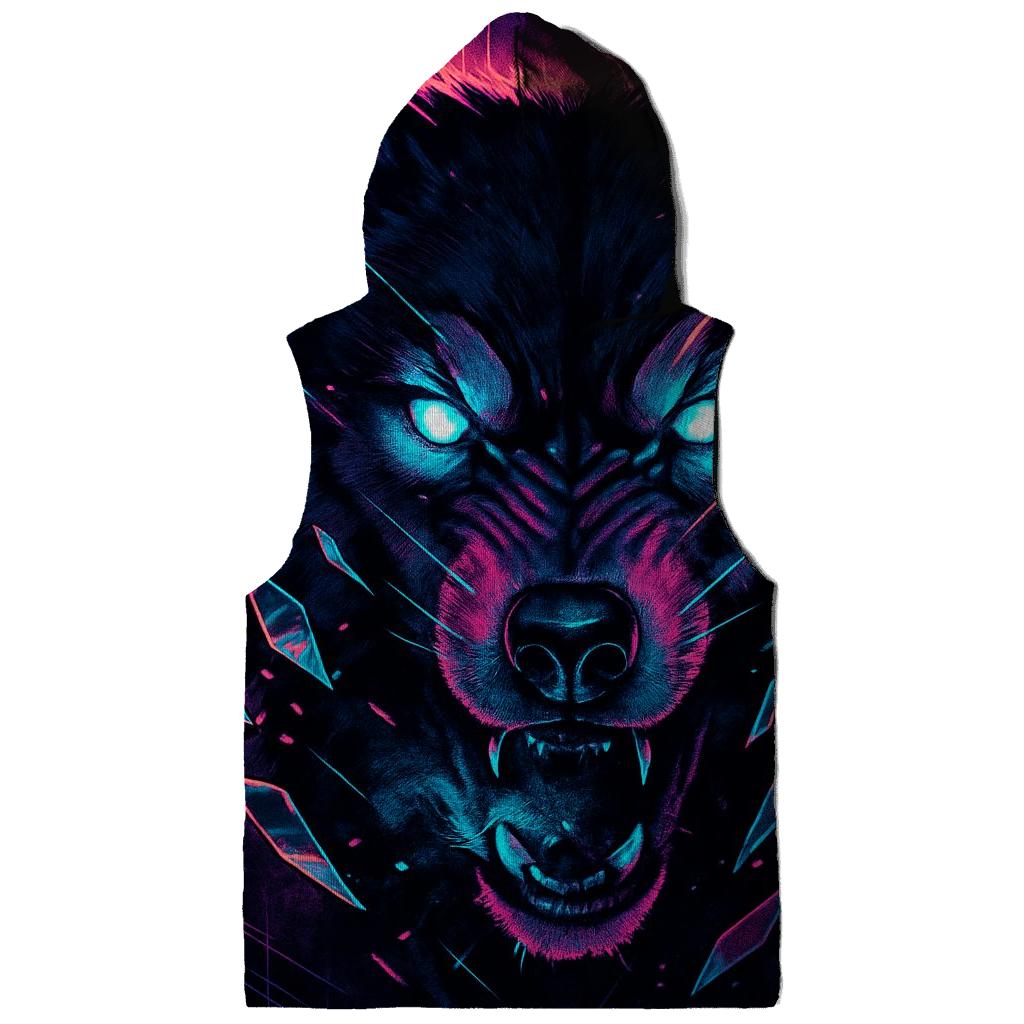 Neon Rift Glassjaw Wolf premium hoodies