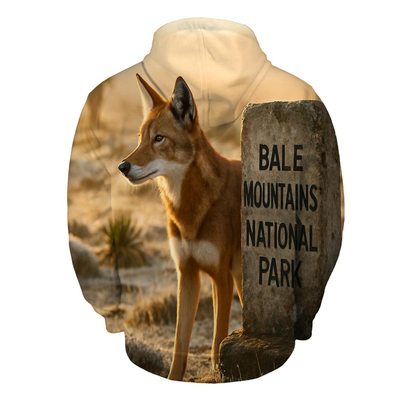 Ethiopian Wolf At The Sanetti Plateau Boundary hoodie designs