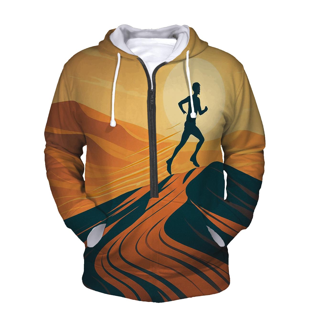 Desert Dunes Marathon Flow pullover hoodies