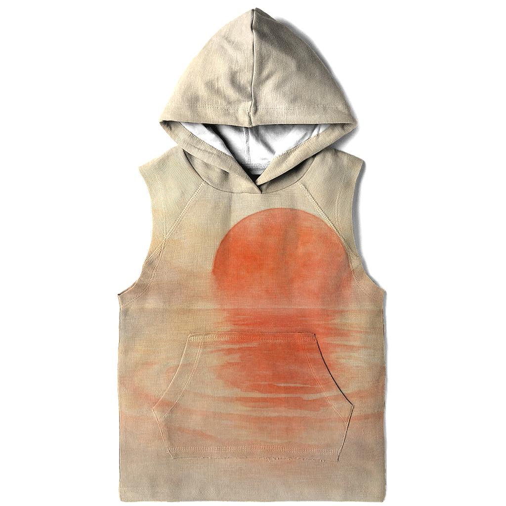 Japan Watercolor Rising Tide Flag lightweight hoodies