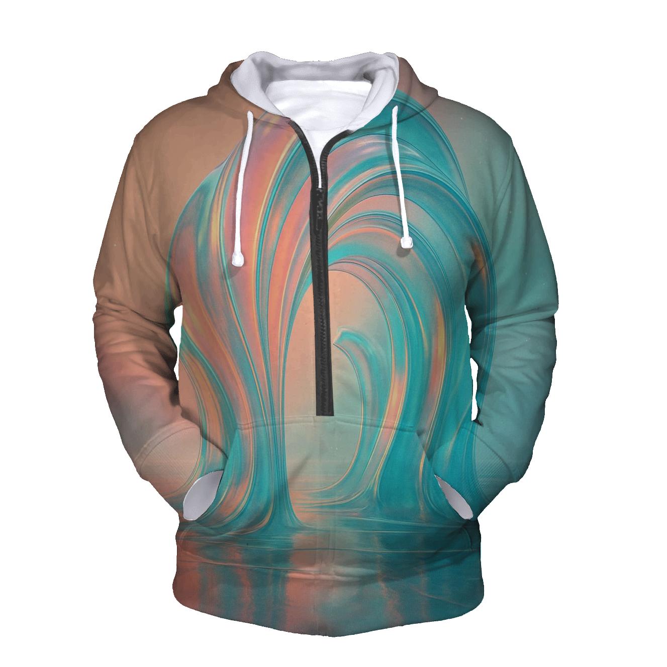 Prismatic Tide Cathedral custom hoodies