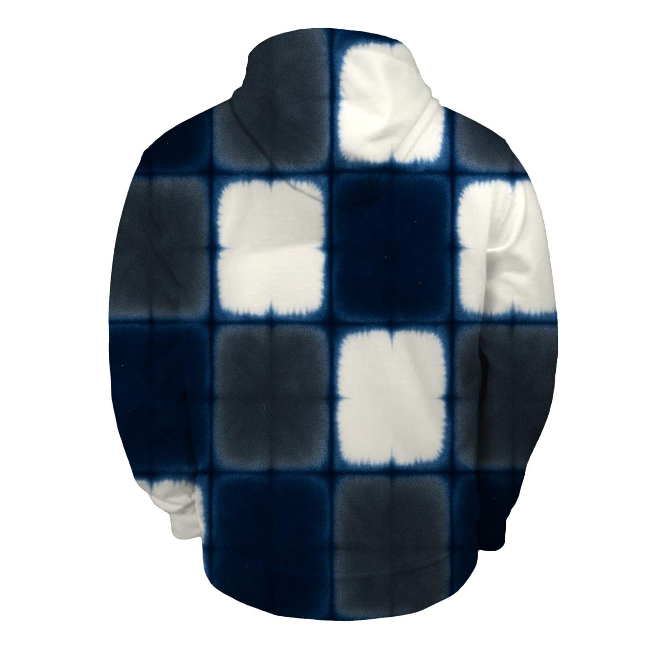 Eclipse Itajime Clamp Resist Tiles heavyweight hoodies