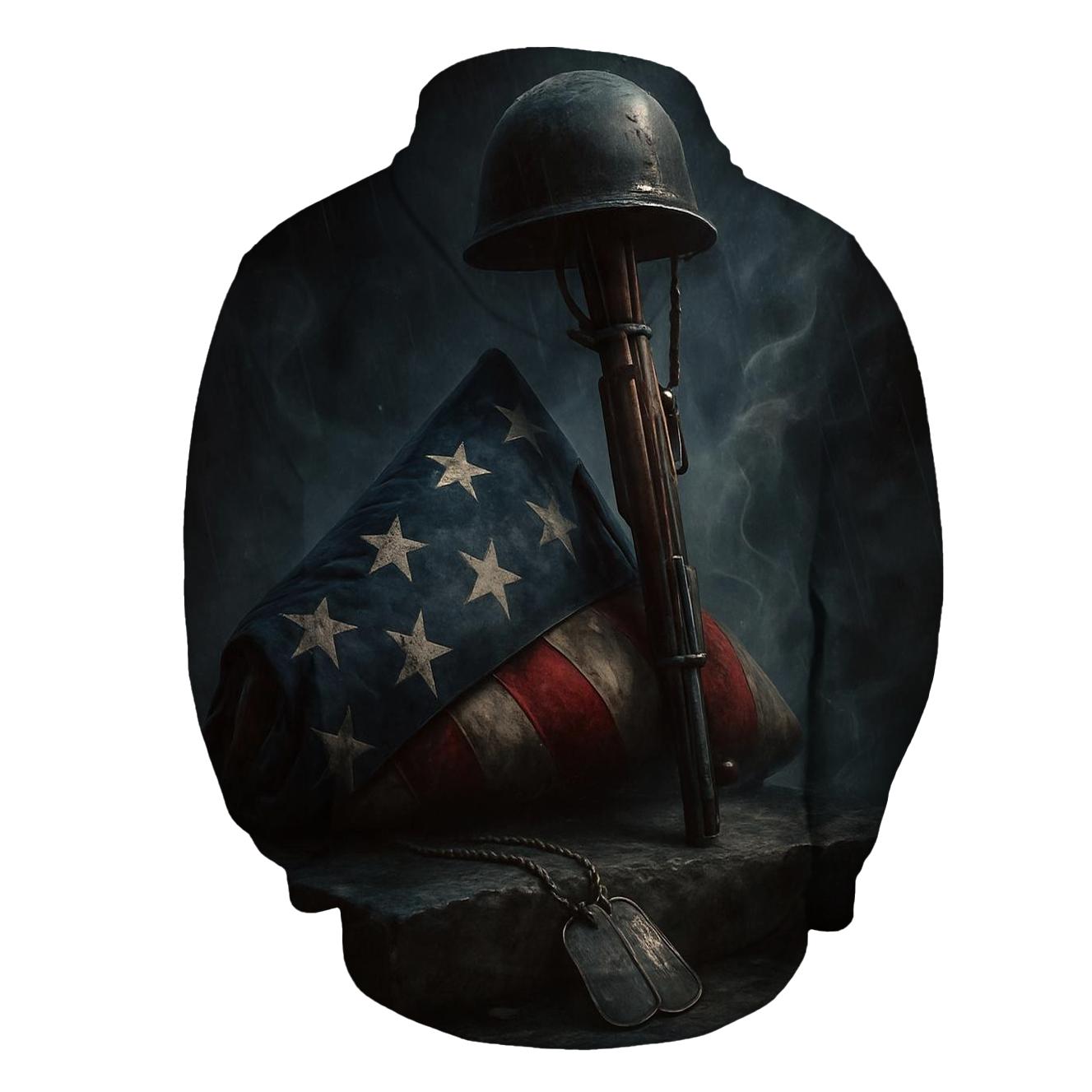 Thunder Over The Folded Flag Vigil custom hoodies