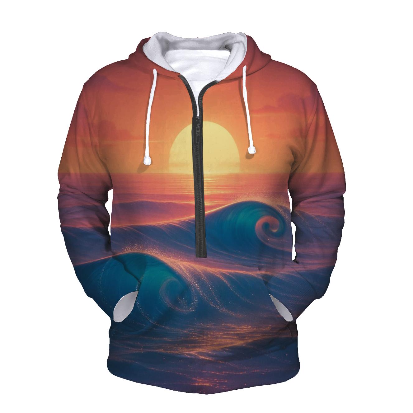 Aurora Tide At Sundown lightweight hoodies