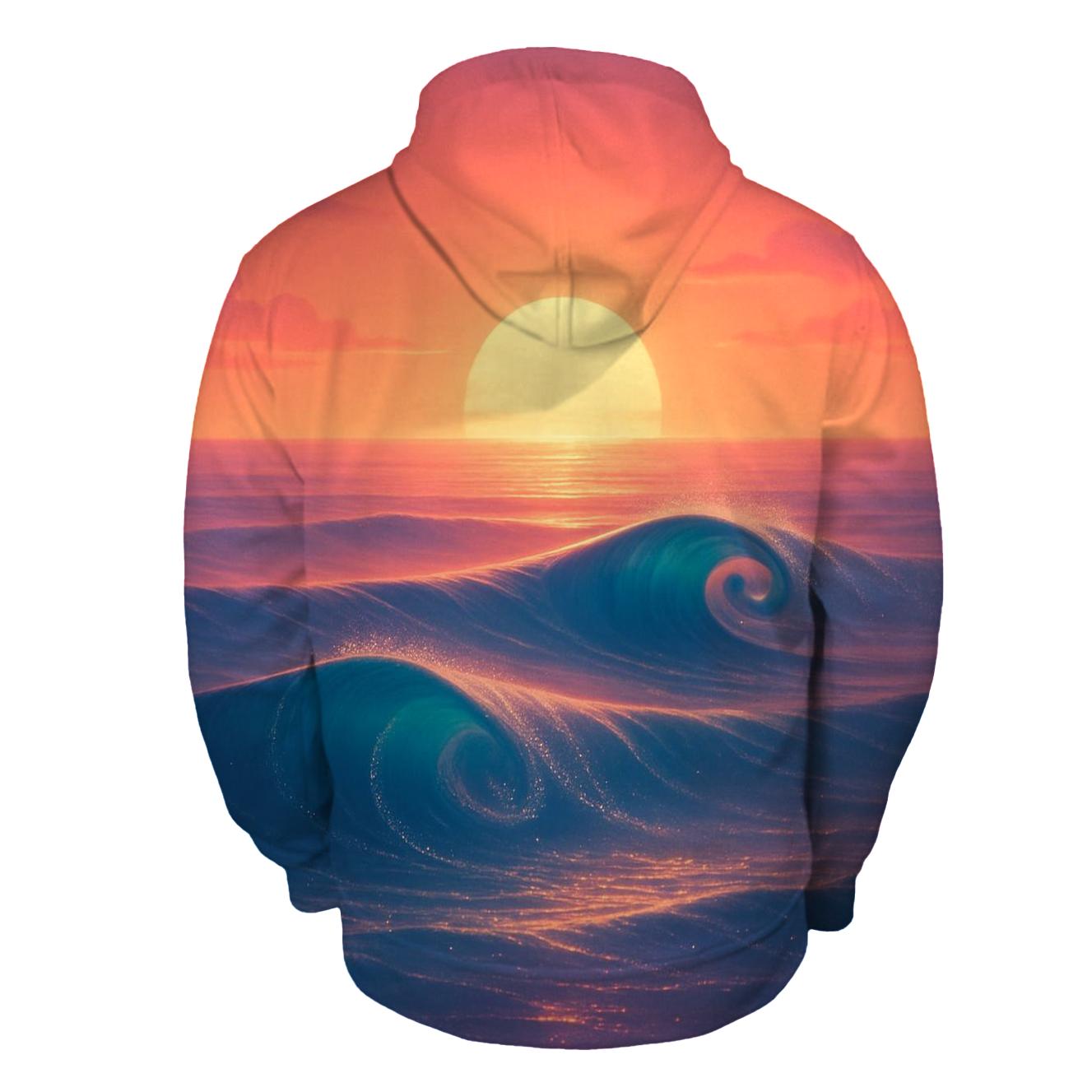 Aurora Tide At Sundown lightweight hoodies