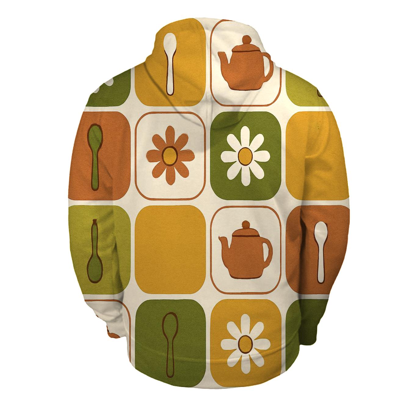 Mod Kitchen Tile Bloom hoodie styles