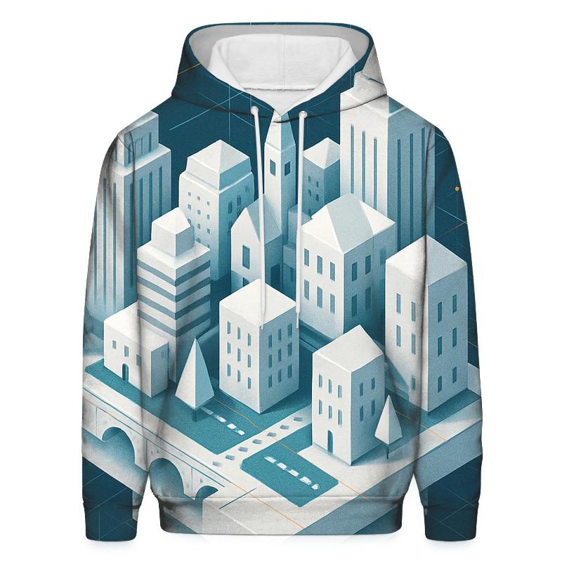 Kinetic Paper City Blueprint hoodie trends