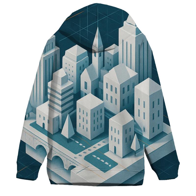 Kinetic Paper City Blueprint hoodie trends