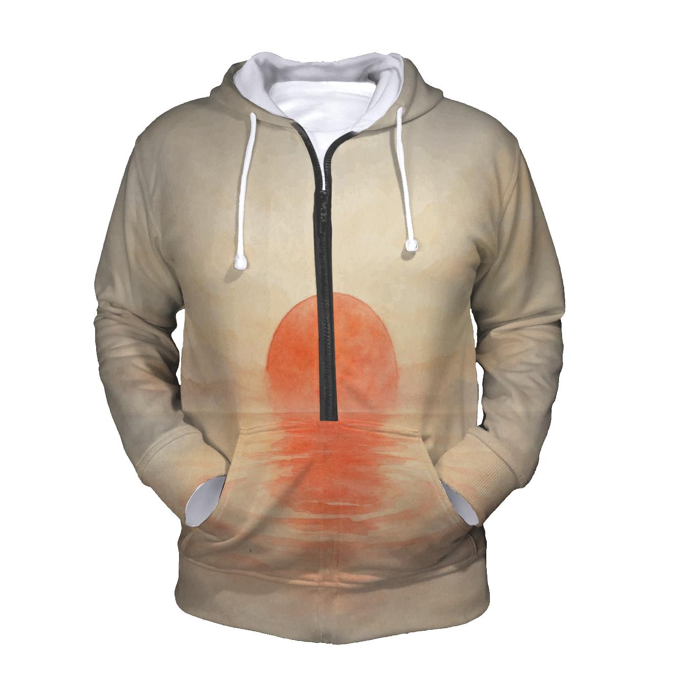 Japan Watercolor Rising Tide Flag hoodie trends
