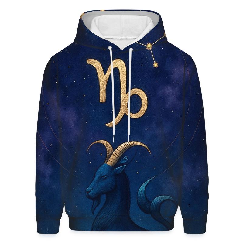 Capricorn Nebula Mountain Goat Crest designer hoodies