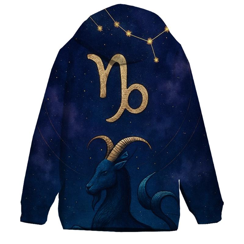 Capricorn Nebula Mountain Goat Crest designer hoodies