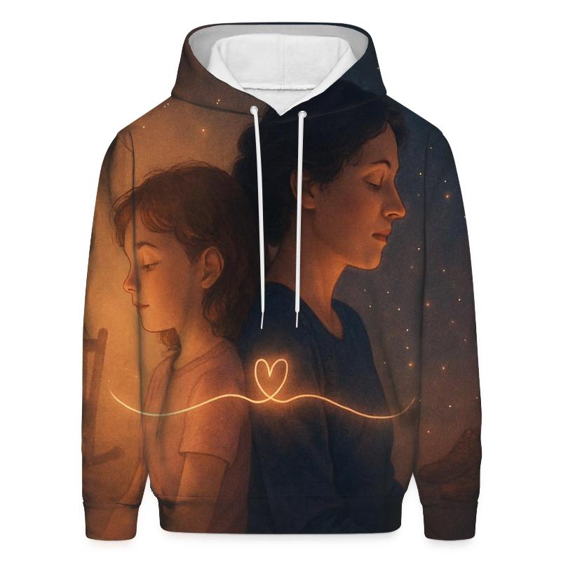The Pulse Beneath The Quiet A Mothers Love That Carries Us hoodies fashion