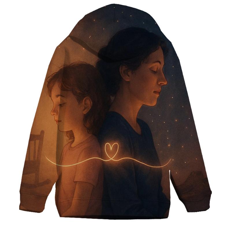 The Pulse Beneath The Quiet A Mothers Love That Carries Us hoodies fashion