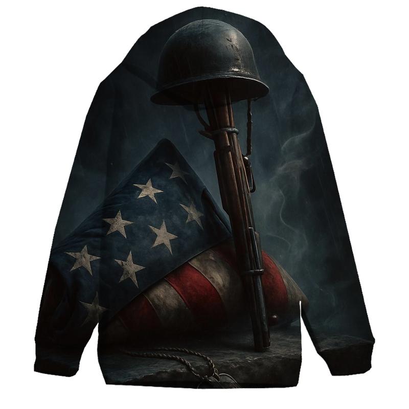 Thunder Over The Folded Flag Vigil hoodie trends