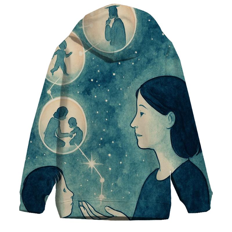 The Map Of Tenderness A Mothers Guidance Written In Light premium hoodies