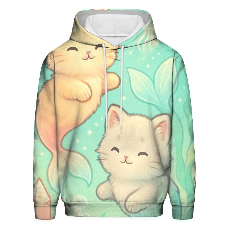 Crystal Reef Dream Purrmaids lightweight hoodies