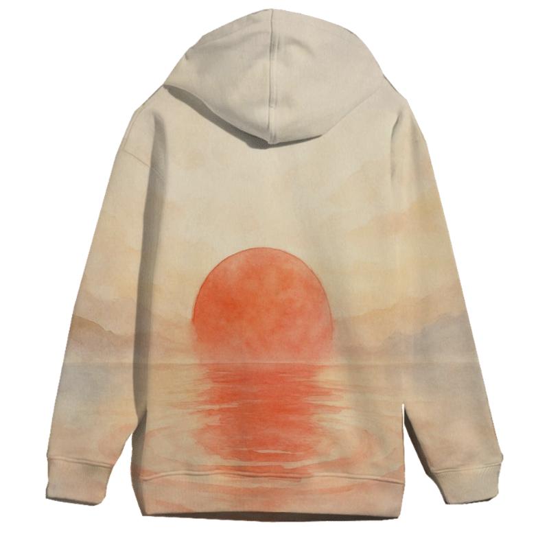 Japan Watercolor Rising Tide Flag hoodie styles