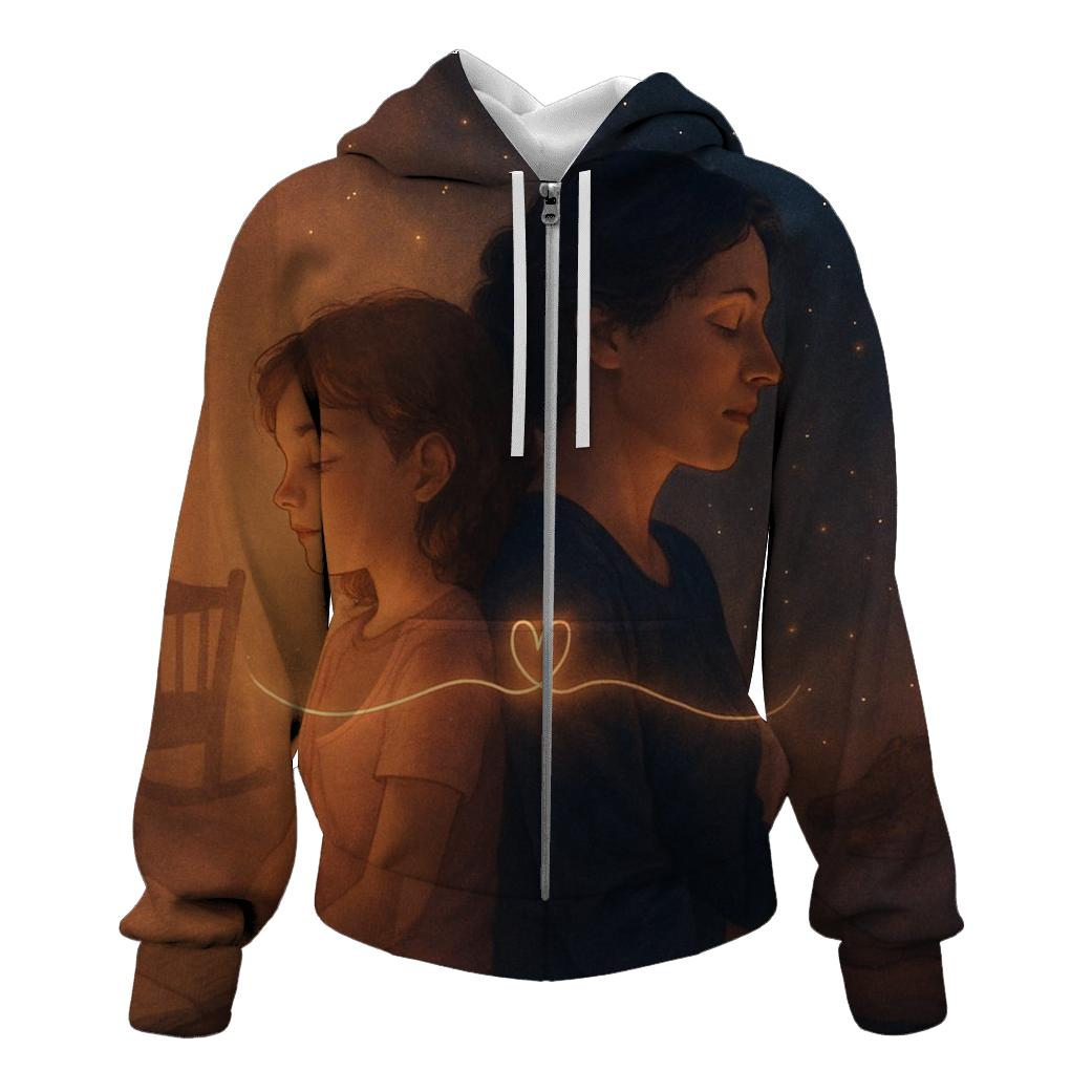 The Pulse Beneath The Quiet A Mothers Love That Carries Us lightweight hoodies