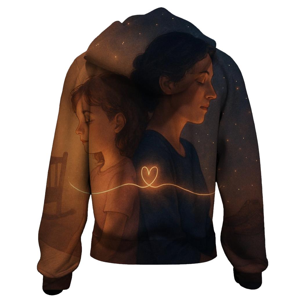 The Pulse Beneath The Quiet A Mothers Love That Carries Us lightweight hoodies