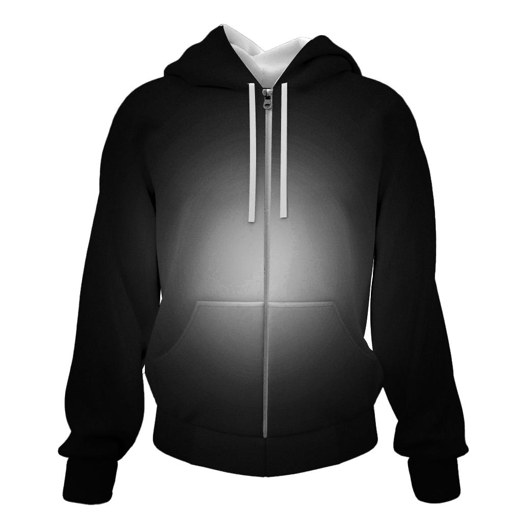 Obsidian Pearl Radiance Gradient printed hoodies