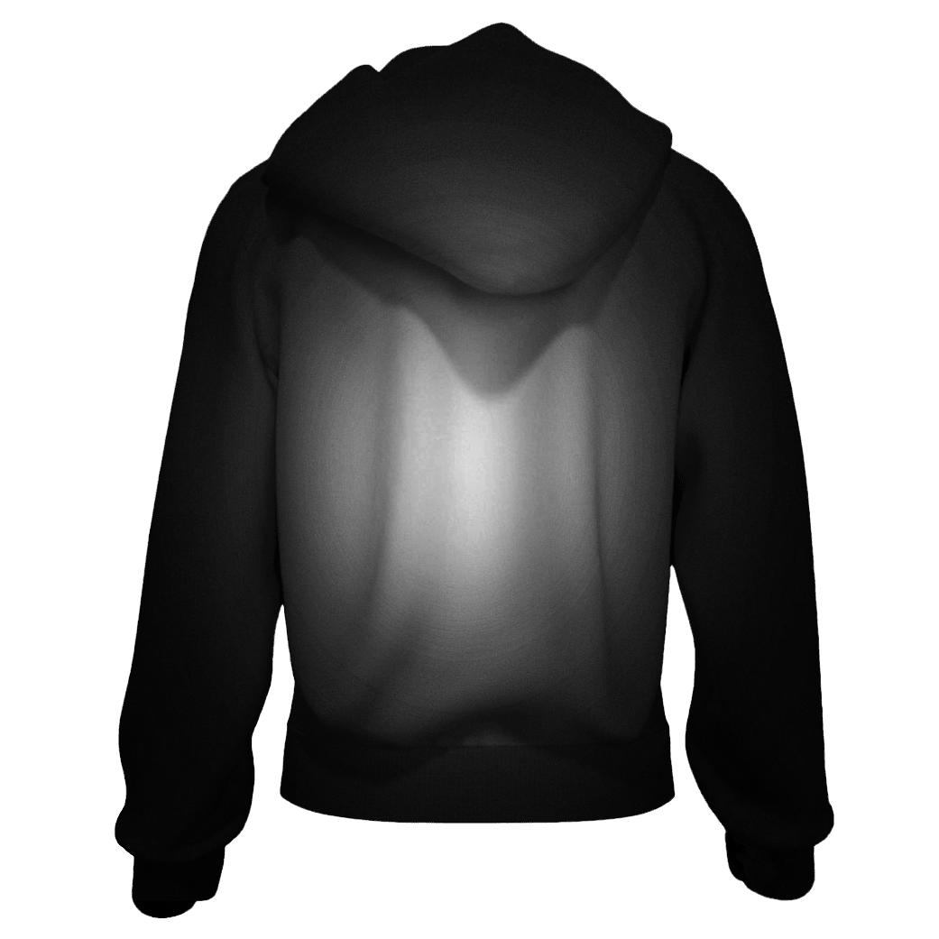 Obsidian Pearl Radiance Gradient printed hoodies