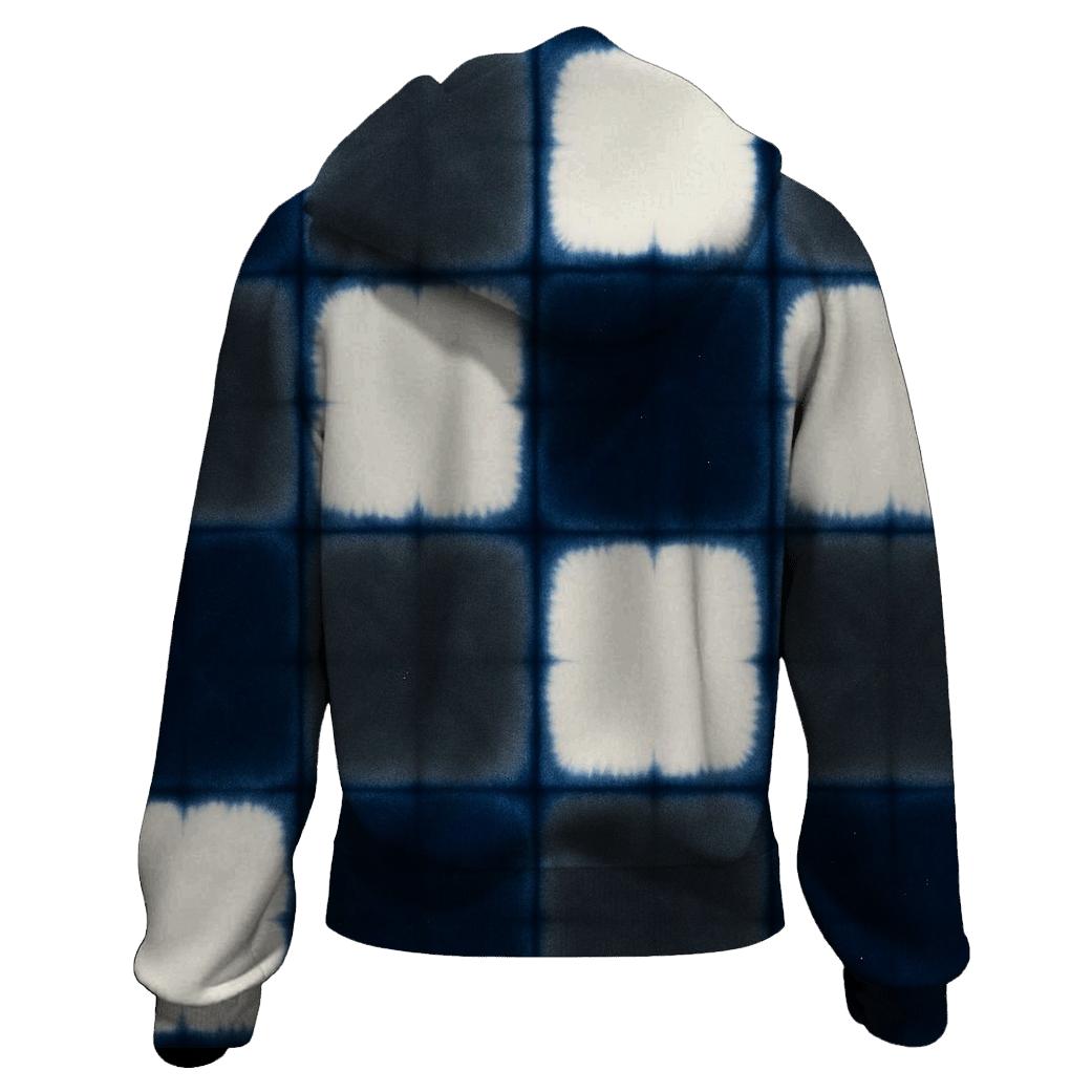 Eclipse Itajime Clamp Resist Tiles hoodie designs