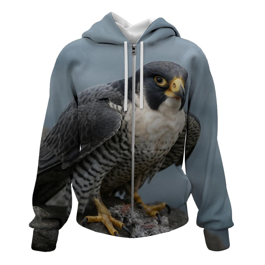 Basalt Ledge Sentinel Peregrine Falcon designer hoodies