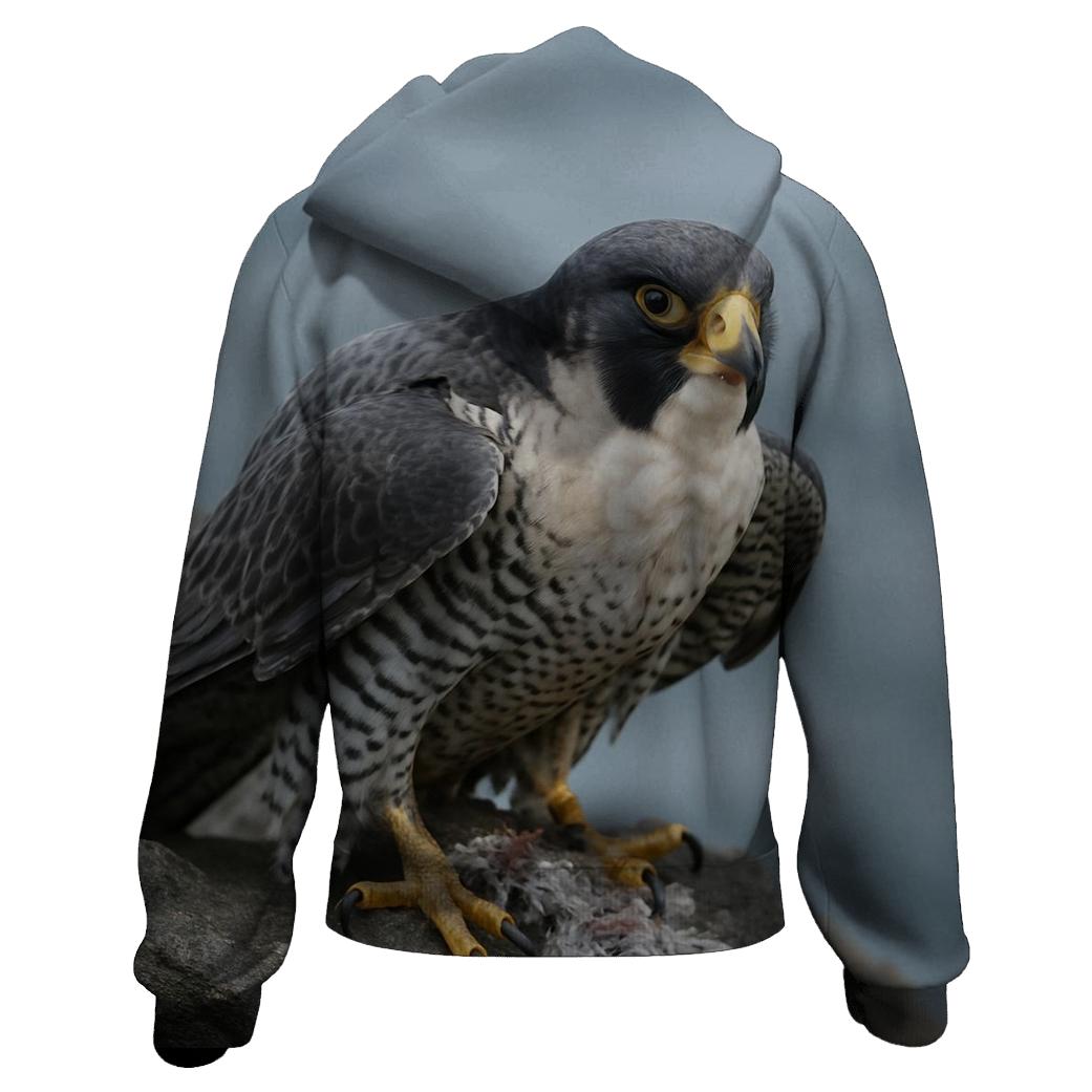 Basalt Ledge Sentinel Peregrine Falcon designer hoodies